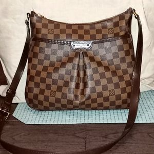 Authentic Louis Vuitton Bloomsbury PM Cross/Ebene